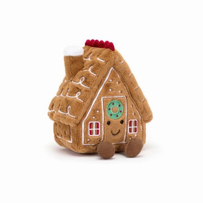 Jellycat Gingerbread House UK | 26385OYUV